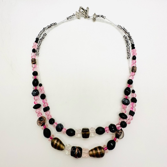 Modern Vintage Venetian Art Glass Bead Necklace - Picture 14 of 17